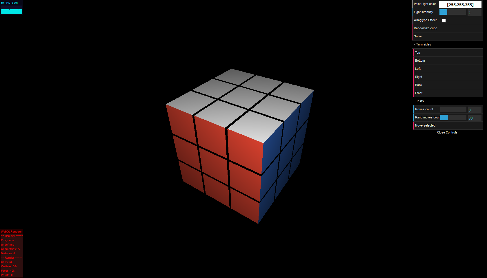 Projet tutoré - Rubik's Cube